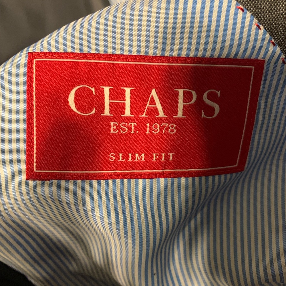 Grey Chaps Suit Jacket - image 2
